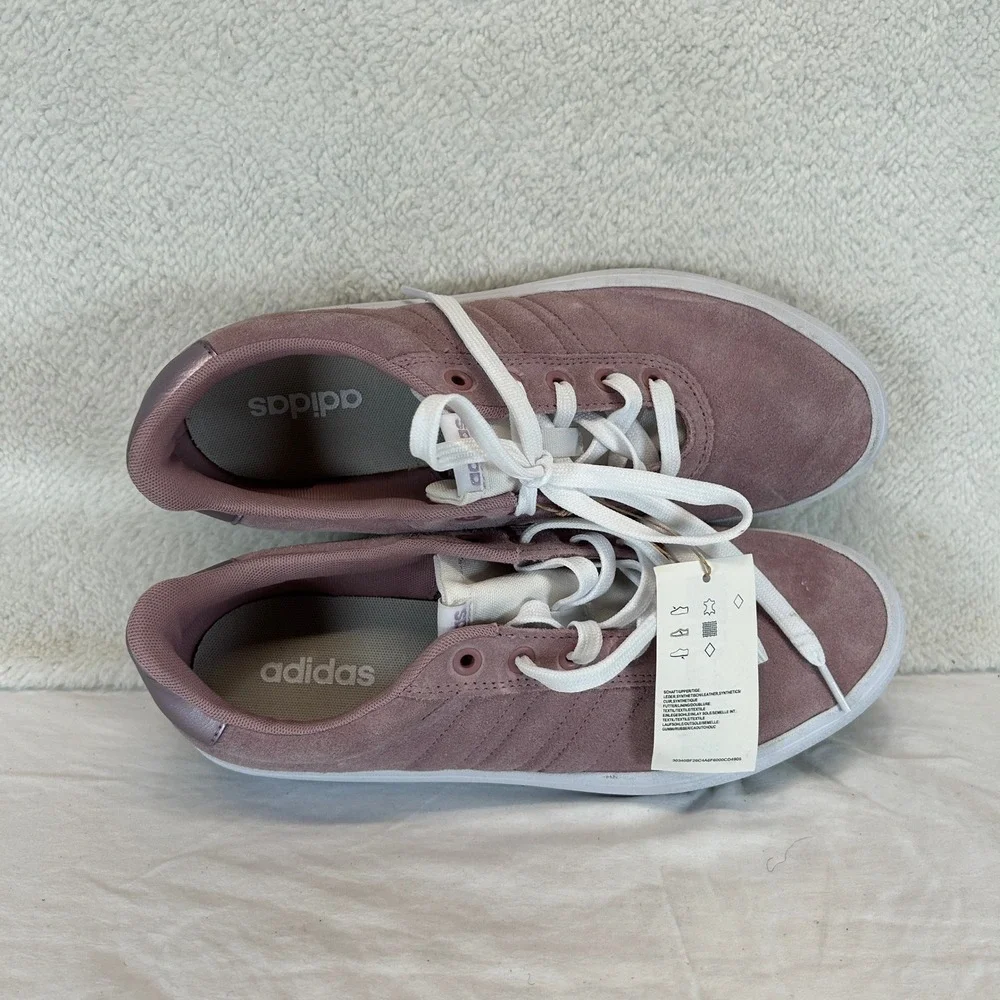 Adidas Daily 30 Suede Sneakers Shoes Women's Size 10 Mauve Pink GW9128 New